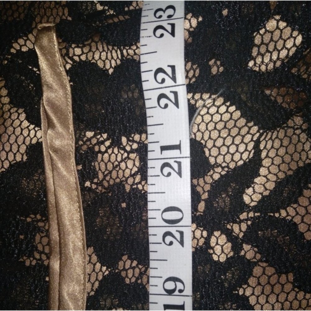 3X skirt lace black tan - Picture 5 of 6